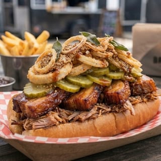 Pork Stack Sandwich
