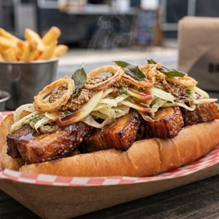 Pork Belly Champ Sandwich